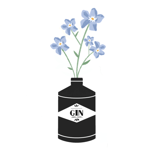 gin and flower
